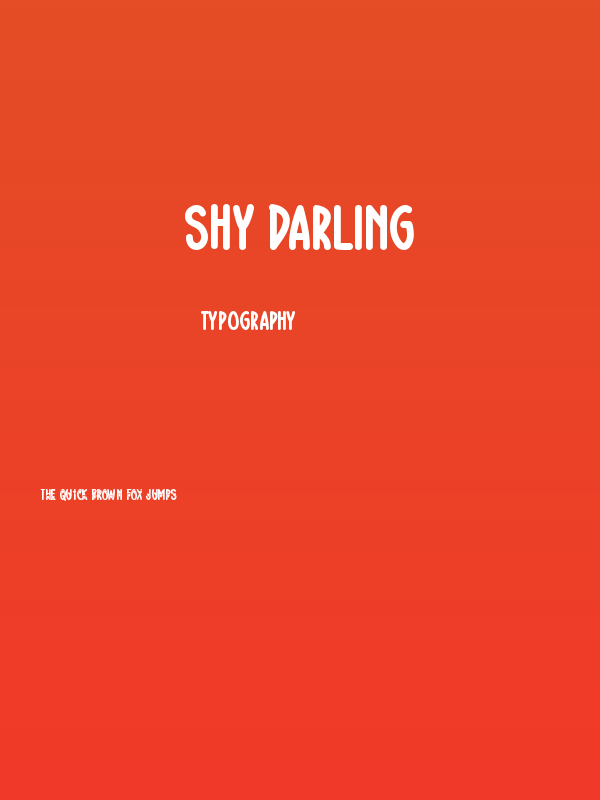 Shy Darling Poster
