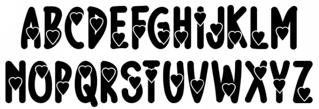 Shy Darling Font LOWERCASE
