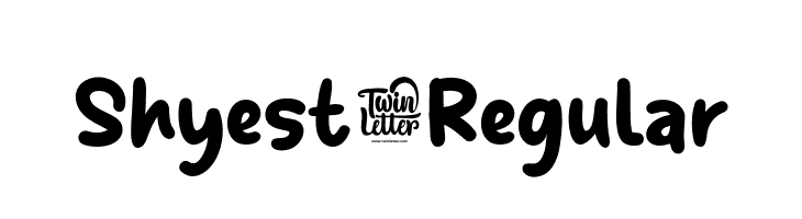 Shyest-Regular  Frei Schriftart Herunterladen