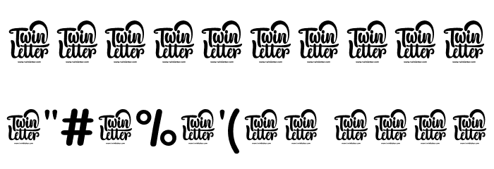 Shyest-Thin Font OTHER CHARS