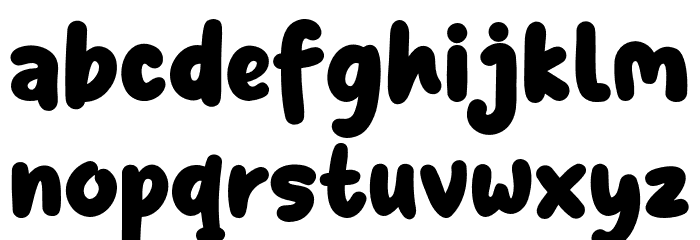 ShyestBold フォント 小文字