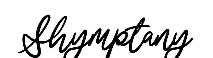 Shymptany  Free Fonts Download