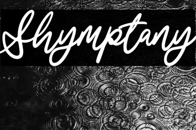 Shymptany Font examples