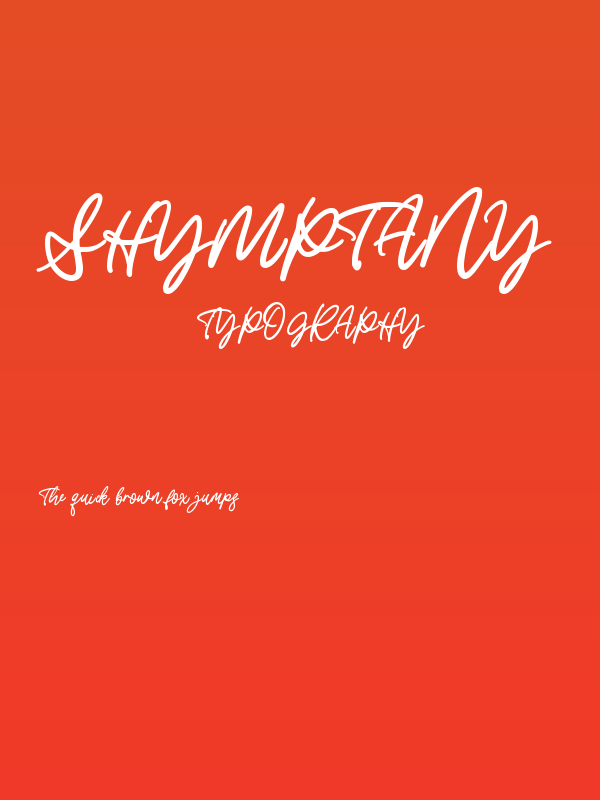 Shymptany Poster