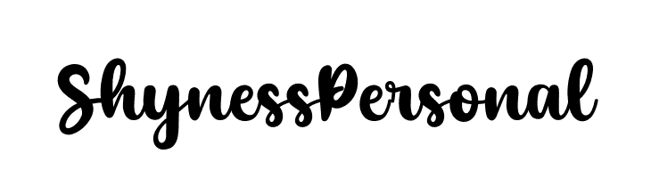 Shyness Personal  Скачать бесплатные шрифты