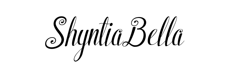 ShyntiaBella  フリーフォントのダウンロード