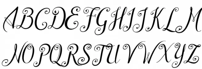 ShyntiaBella Schriftart Groß