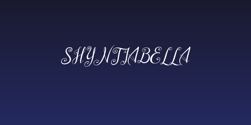 ShyntiaBella Social Header