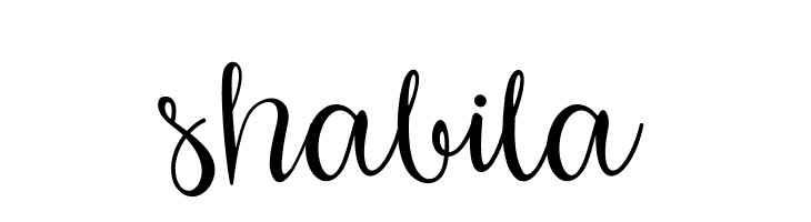 shabila  フリーフォントのダウンロード