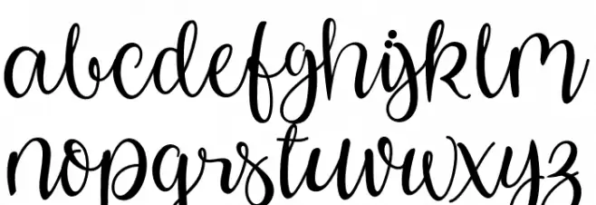 shabila फ़ॉन्ट लोअरकेस