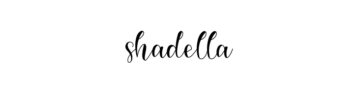shadella  नि: शुल्क फ़ॉन्ट्स डाउनलोड