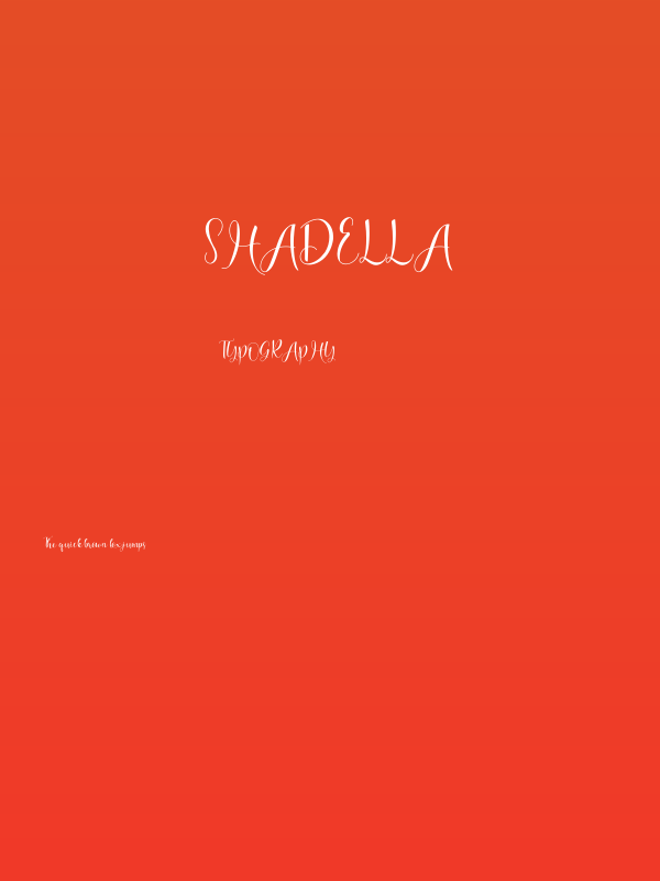 shadella Poster