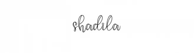 shadila  Descarca Fonturi Gratis