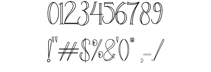 shadila Font OTHER CHARS