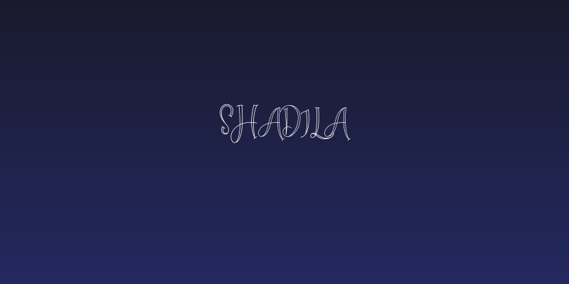 shadila Social Header