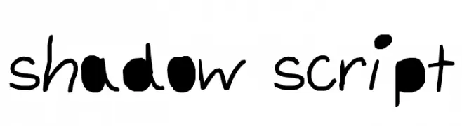shadow script  baixar fontes gratis