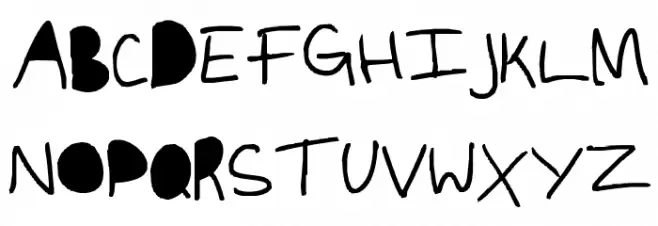 shadow script Polices MAJUSCULES