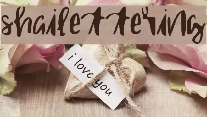 shailettering Example 1