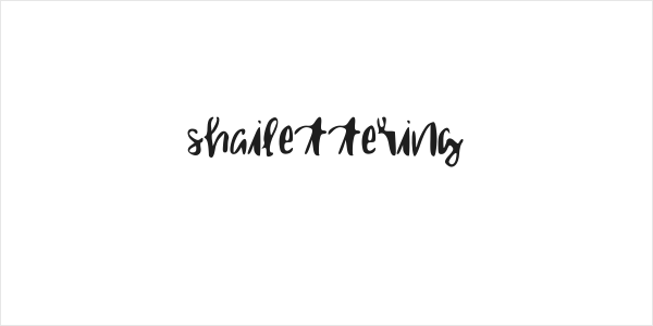 shailettering Logo