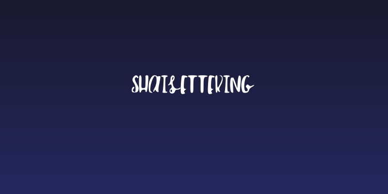 shailettering Social Header