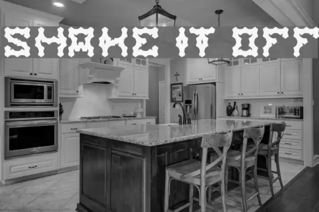 shake it off Font examples
