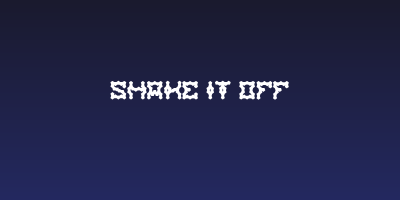 shake it off Social Header
