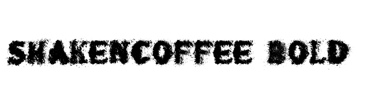 shaken_coffee Bold  नि: शुल्क फ़ॉन्ट्स डाउनलोड