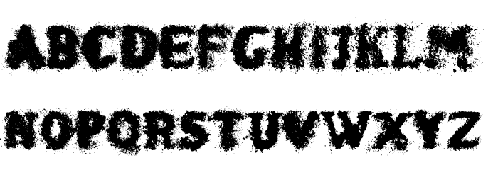 shaken_coffee Bold Font LOWERCASE