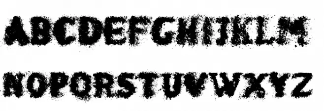 shaken_coffee Bold Font LOWERCASE