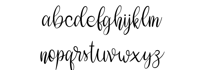 shannie Font LOWERCASE