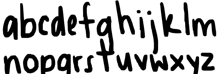 shannnn Font LOWERCASE