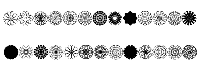 shapes pro Font LOWERCASE