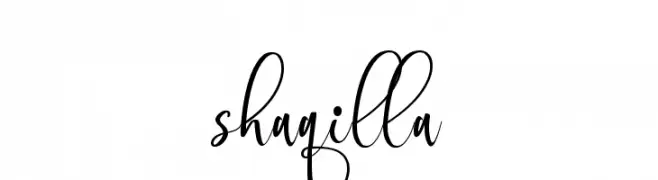 shaqilla  Скачать бесплатные шрифты
