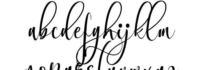 shaqilla Font LOWERCASE