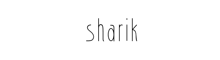 sharik  Free Fonts Download