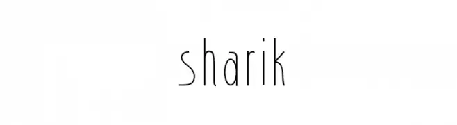 sharik  Frei Schriftart Herunterladen