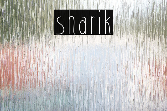 sharik Font examples