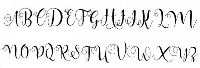 sharinca Schriftart Groß
