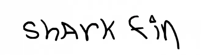 shark fin  Скачать бесплатные шрифты