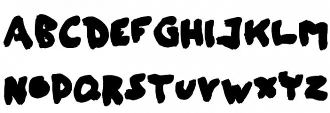 shash Font Litere mari