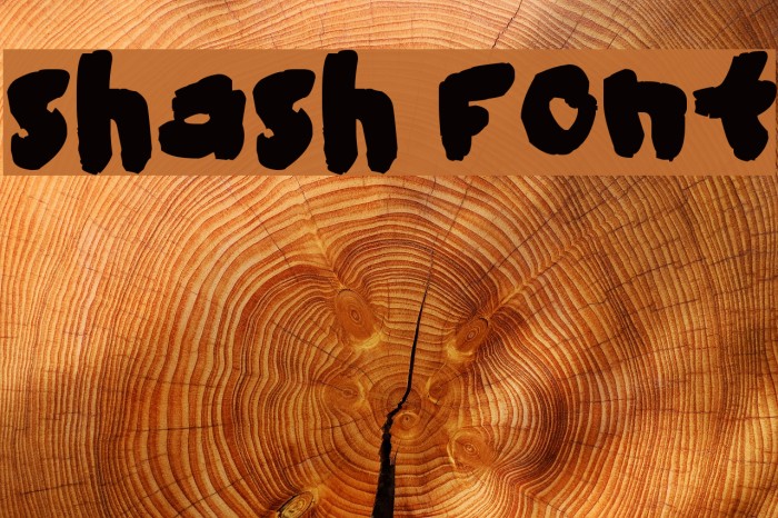 shash Schriftart examples