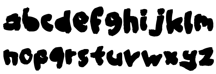 shash Schriftart Kleinbuchstaben