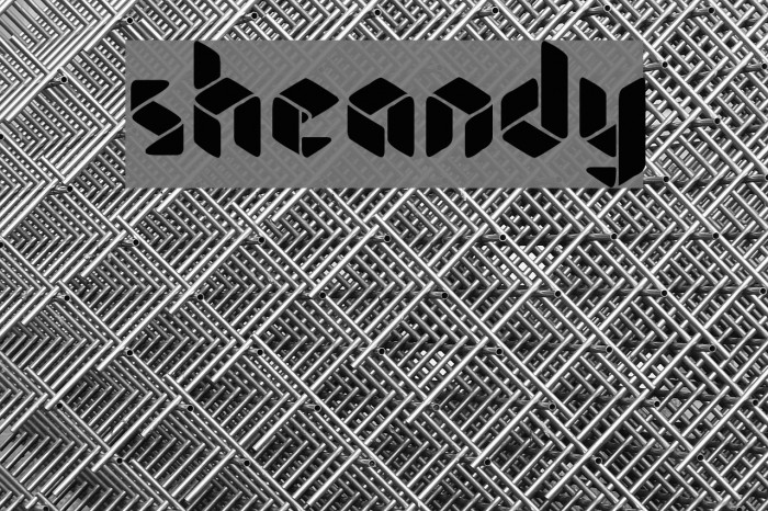 sheandy Font examples
