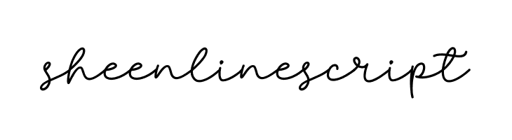 sheenlinescript  Free Fonts Download