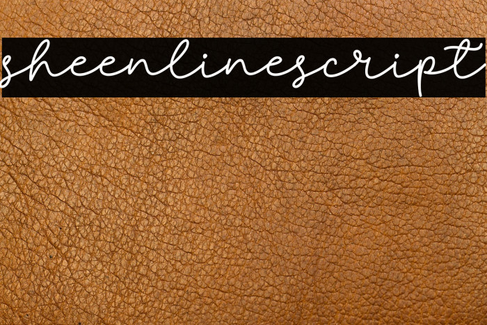 sheenlinescript Example 1