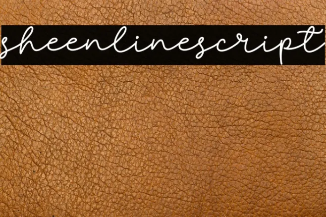 sheenlinescript Example 1