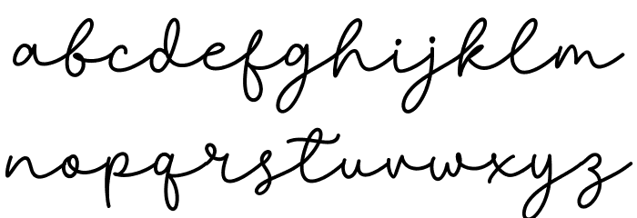 sheenlinescript Font LOWERCASE