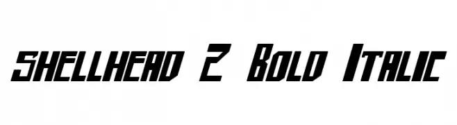 shellhead 2 Bold Italic  Fuentes Gratis Descargar