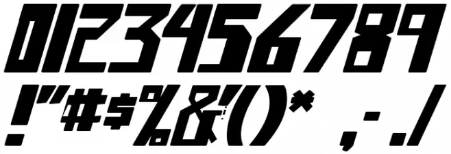 shellhead 2 Bold Italic Font OTHER CHARS