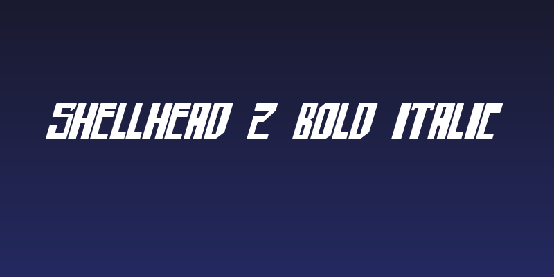 shellhead 2 Bold Italic Social Header